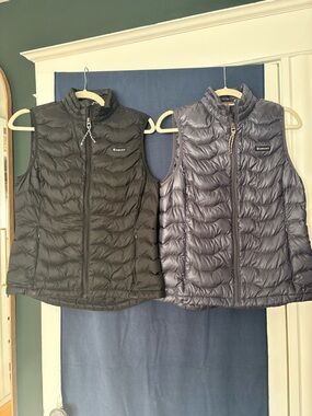 Ariat Packable Quilted Vest - Black and Charcoal